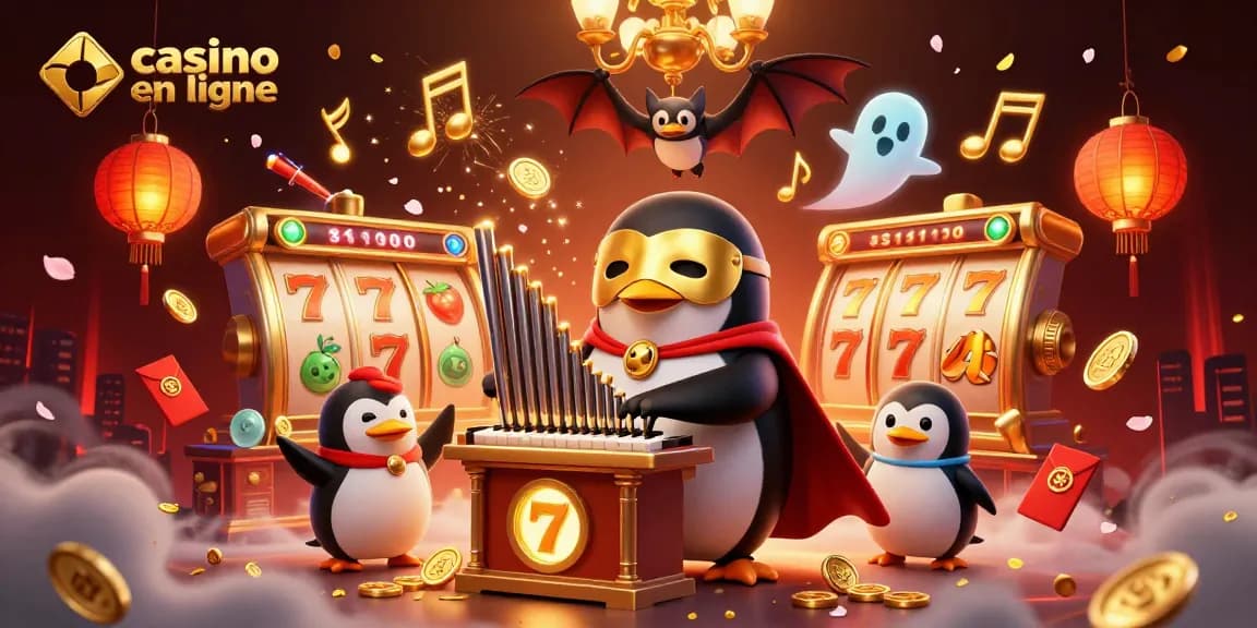 Plonger dans l'univers des jeux avec le casino en ligne, où un pingouin reprise d'opéra joue un orgue extraordinaire.