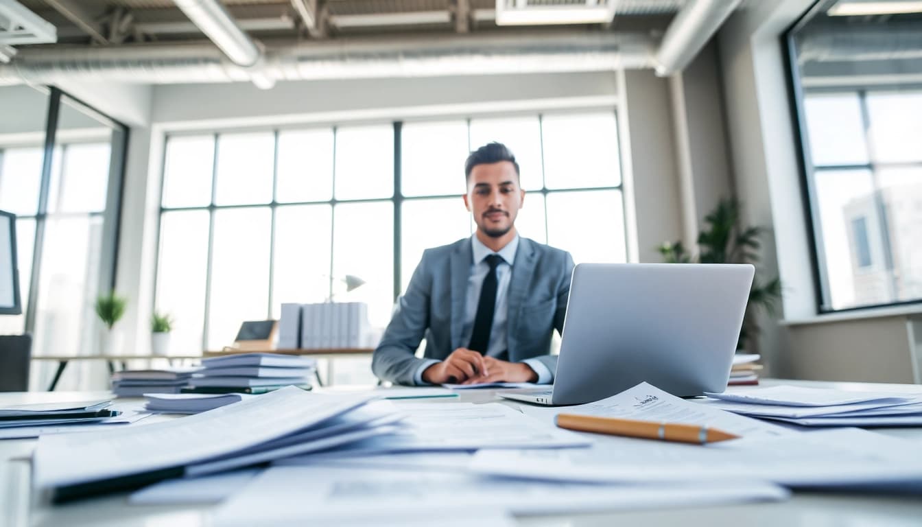 Engage in effective tax preparation with a skilled accountant in a professional setting.