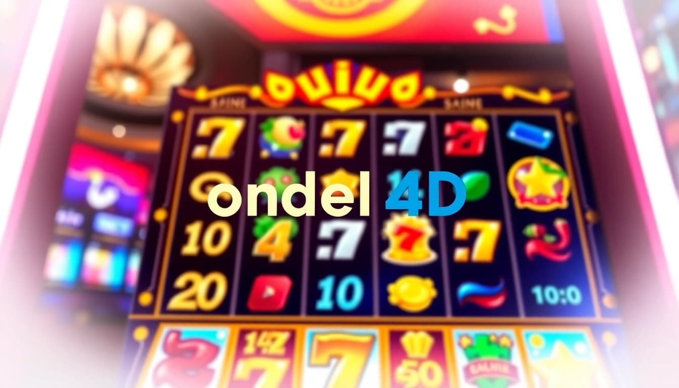 Rasakan keseruan bermain ondel4d slot dengan tampilan mesin slot yang menarik dan penuh warna.