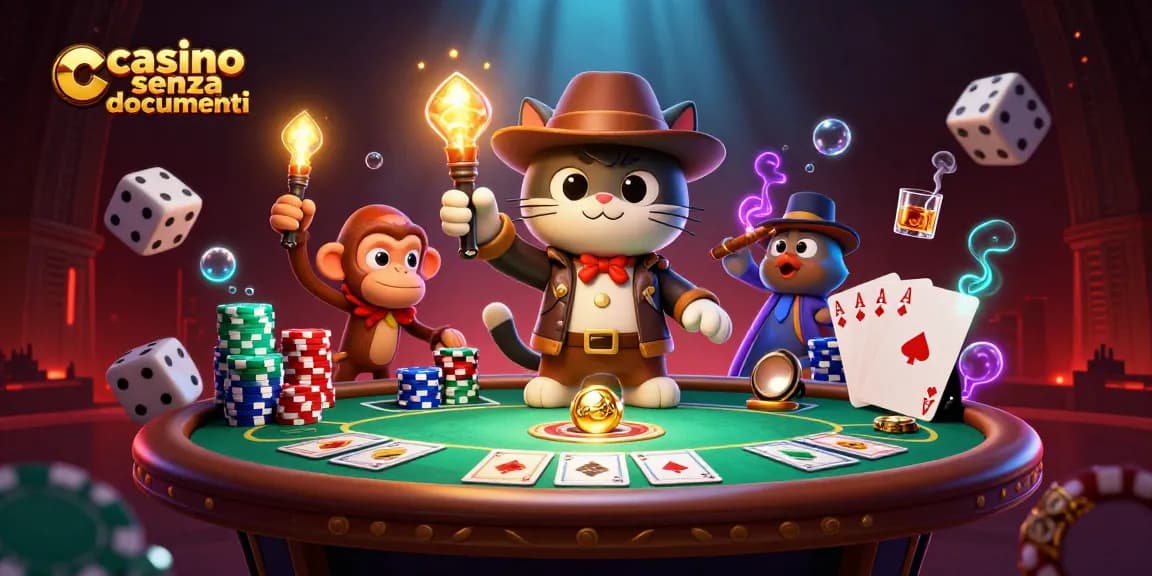 Giocati nel casino senza documenti con un'esperienza avventurosa e dinamica.