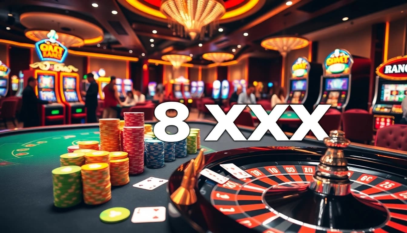 Experience thrilling gameplay at the 8XX casino table, where excitement meets luxury in every bet.