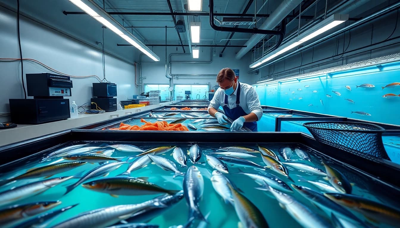 Enhance live fish handling with advanced aquaculture technology and professional techniques.