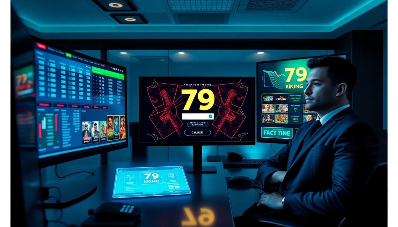 79KING online gambling platform – premium interface and secure betting visuals