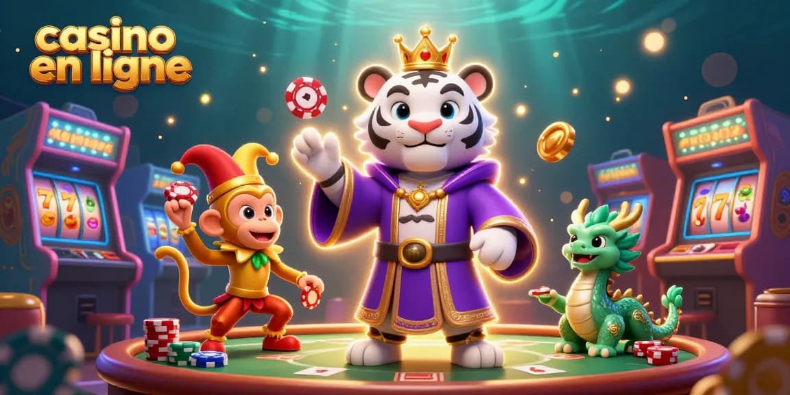 Gagnez avec l'animation captivante du casino en ligne et des jeux de hasard.