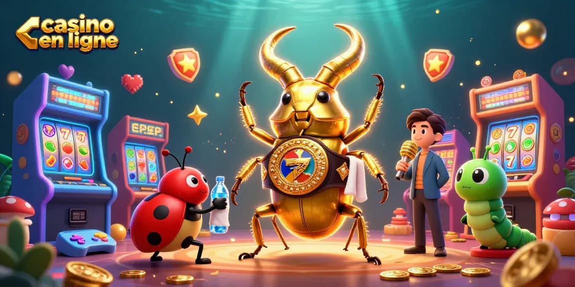 Jouez à des machines à sous captivantes avec notre illustration casino en ligne remplie d'énergie.