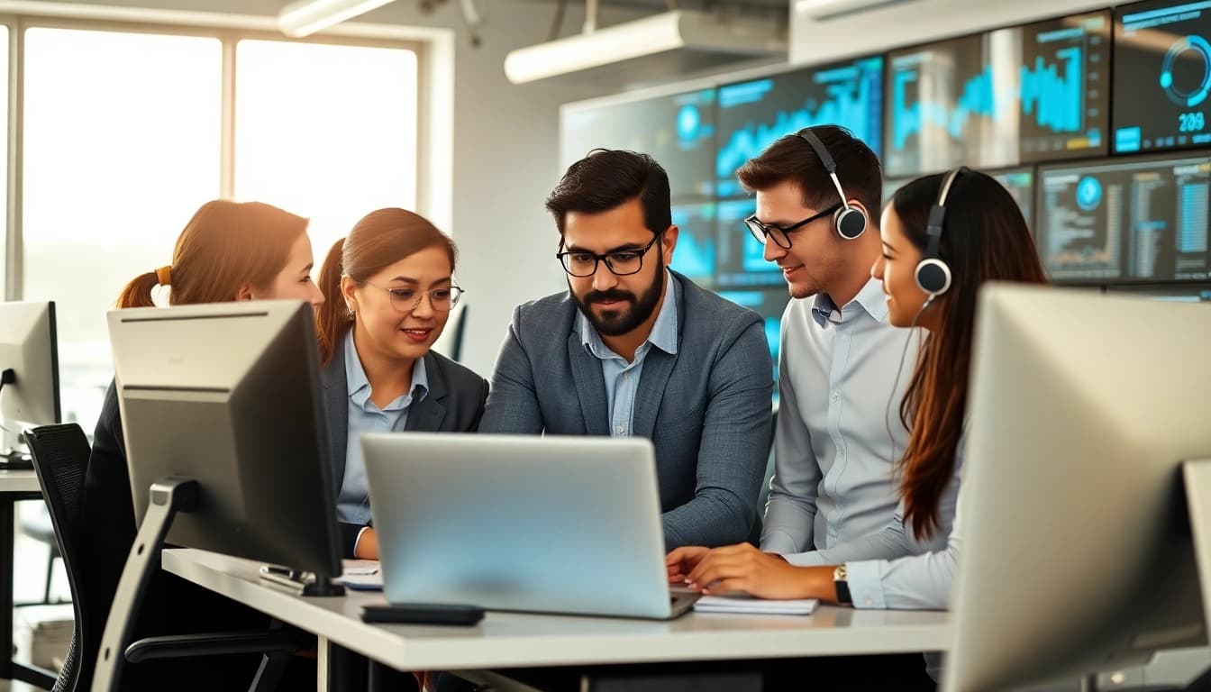 Helping businesses with effective business it support in a modern collaborative office setting.