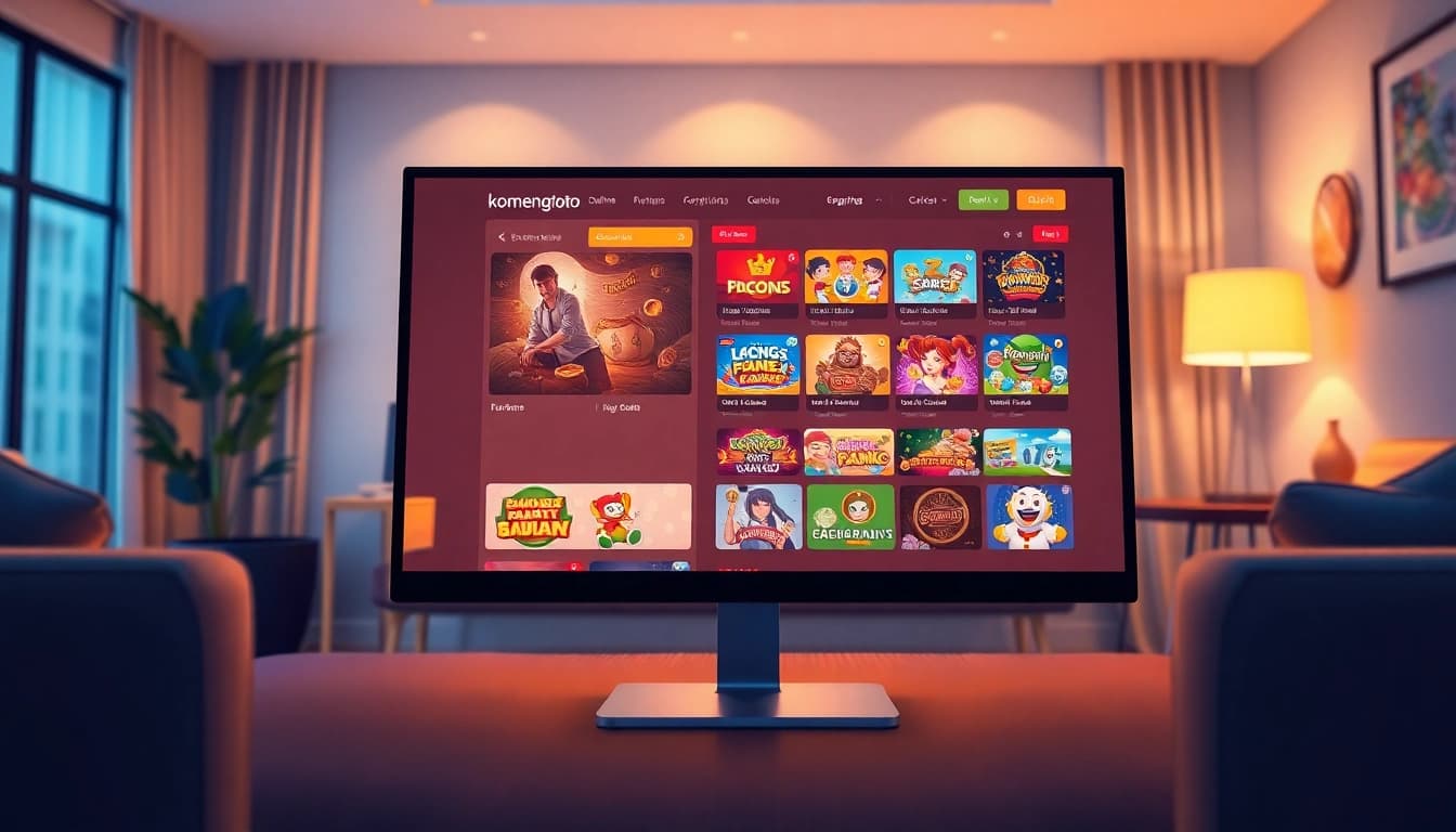 Bermain di platform komengtoto online yang mengasyikkan, menampilkan pengalaman perjudian yang aman.