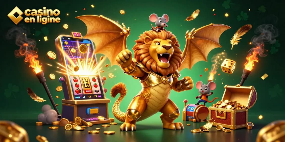 Profitez d'une expérience immersive au casino en ligne avec des machines à sous et des jackpots éclatants.