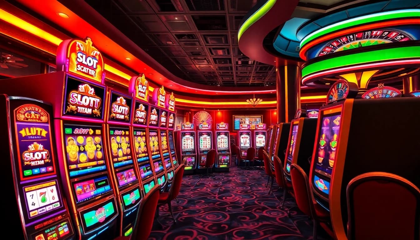 Experience the thrill of slot scatter hitam with colorful slot machines and casino features.