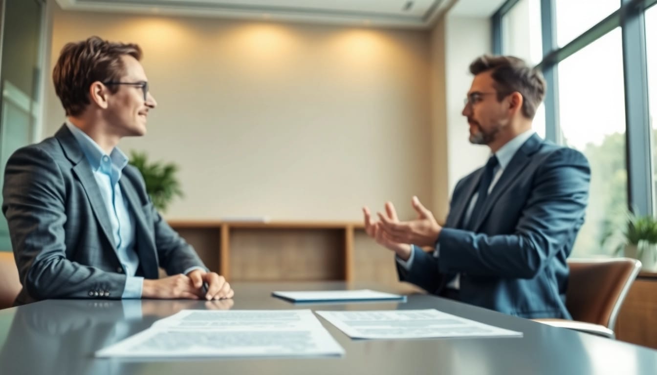 Consulting attorney at https://www.agslawfirm.com offers personalized legal guidance in a bright office.