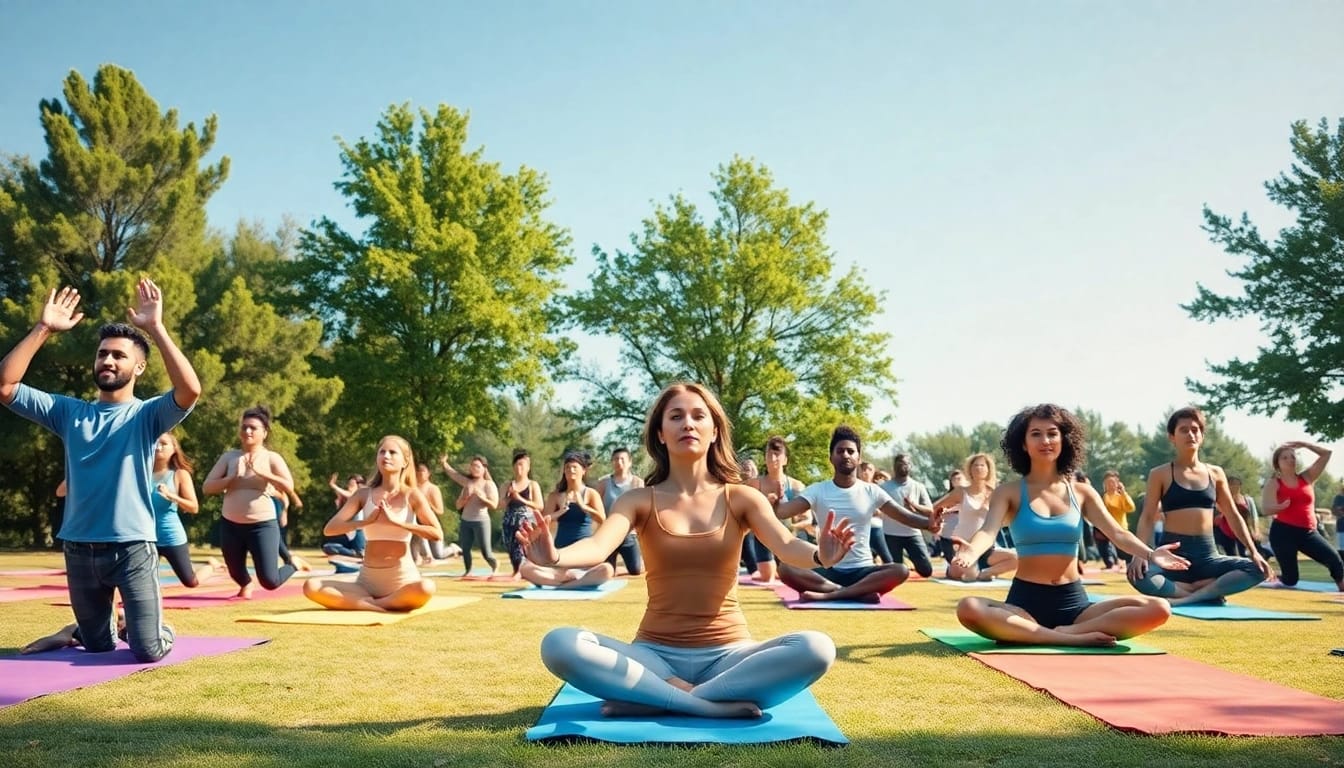 Engaging group activity showcasing healthy lifestyle elements on https://healthyvix.com.