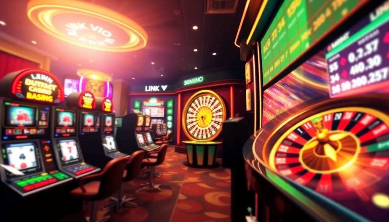 Engage with thrilling online gambling experiences at LINK VÀO Bomwin, featuring an array of exciting games and vibrant casino elements.