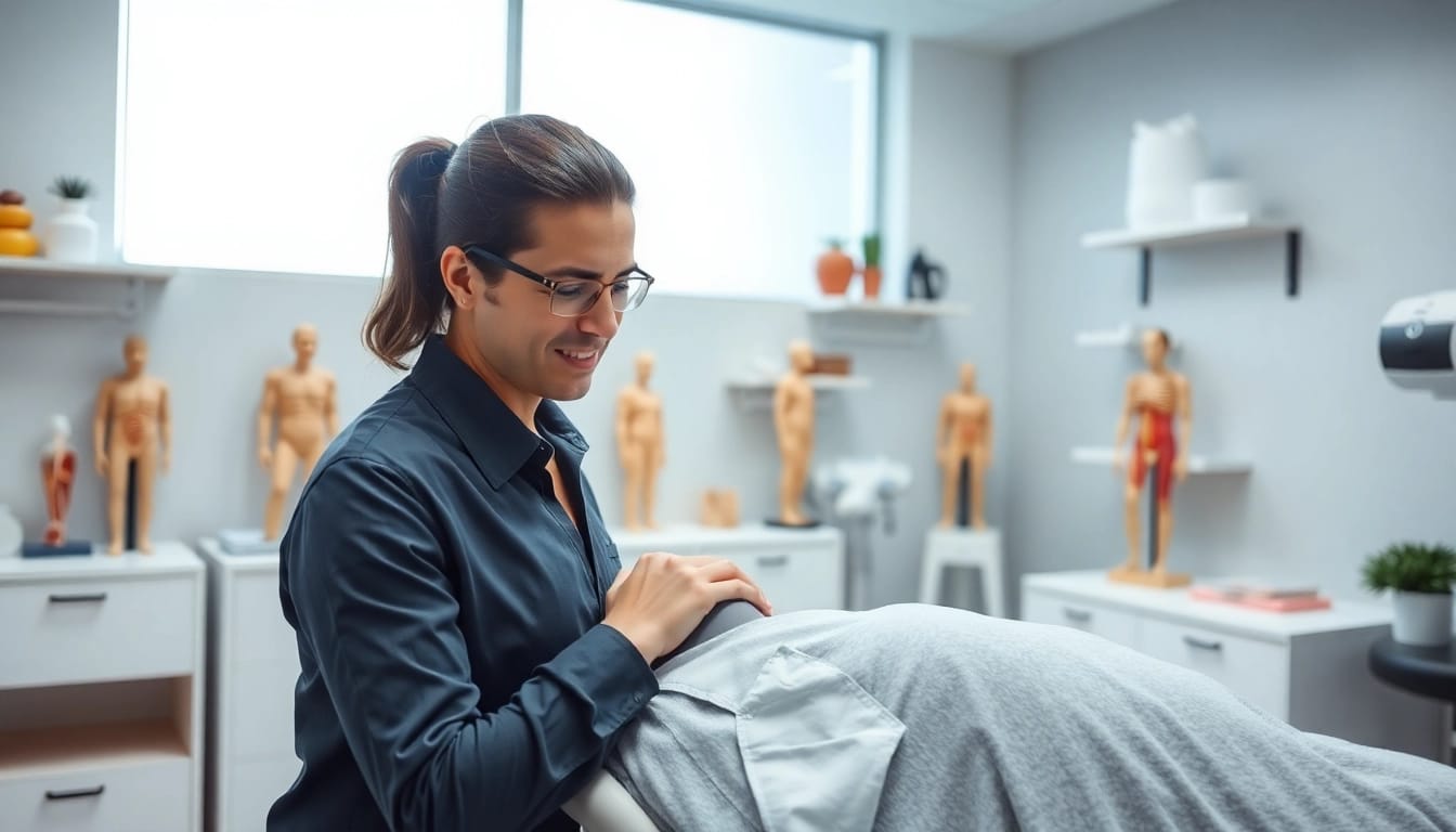 Chiropraktik Stuttgart - Behandlung in einer modernen Klinik mit einem Chiropraktiker.