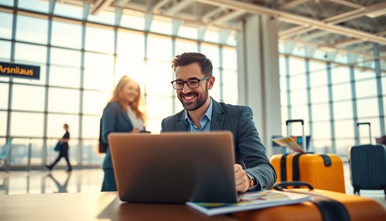 Find comprehensive budget travel insurance solutions with expert advisors in an airport.