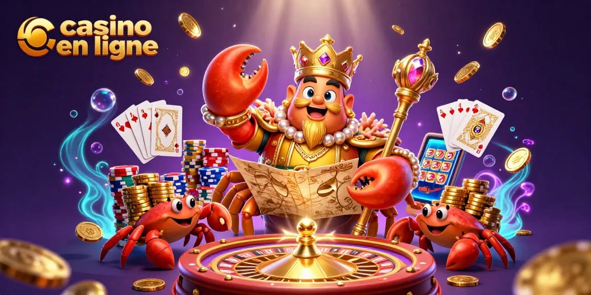 Gagnez avec le casino en ligne en découvrant les trésors d'un crabe empereur dans un monde magique.