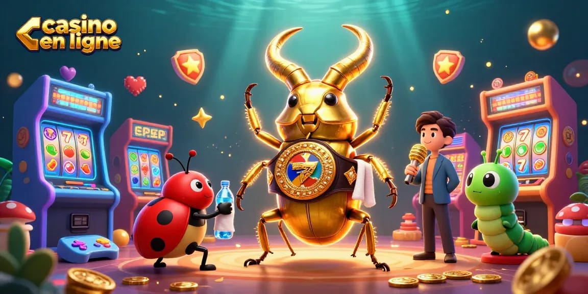 Jouez à des machines à sous captivantes avec notre illustration casino en ligne remplie d'énergie.