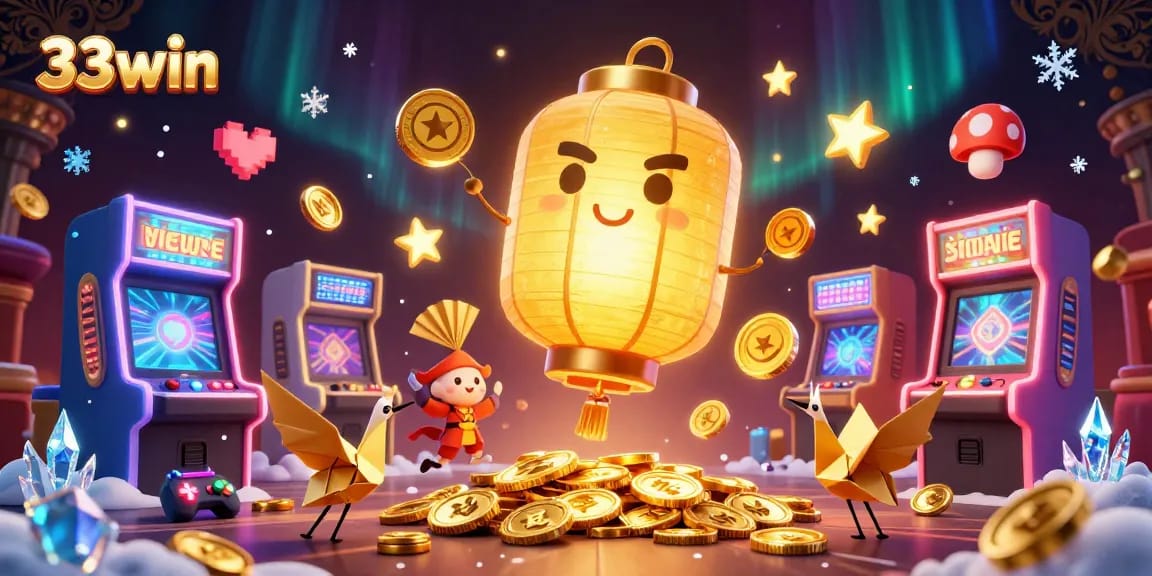Experience thrilling gameplay at 33win with vibrant casino-themed characters and elements.