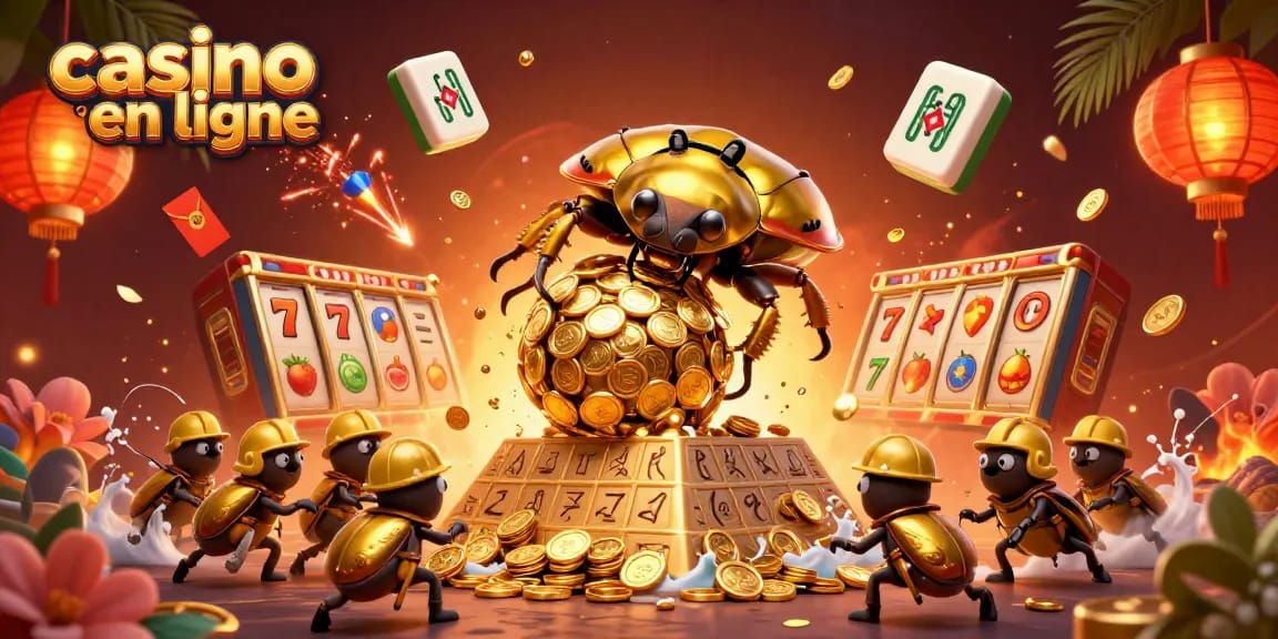 Profitez des jeux passionnants de casino en ligne avec des éléments colorés et dynamiques.