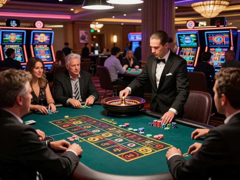 Exciting live casino action at bong99 with engaging players and vibrant atmosphere.