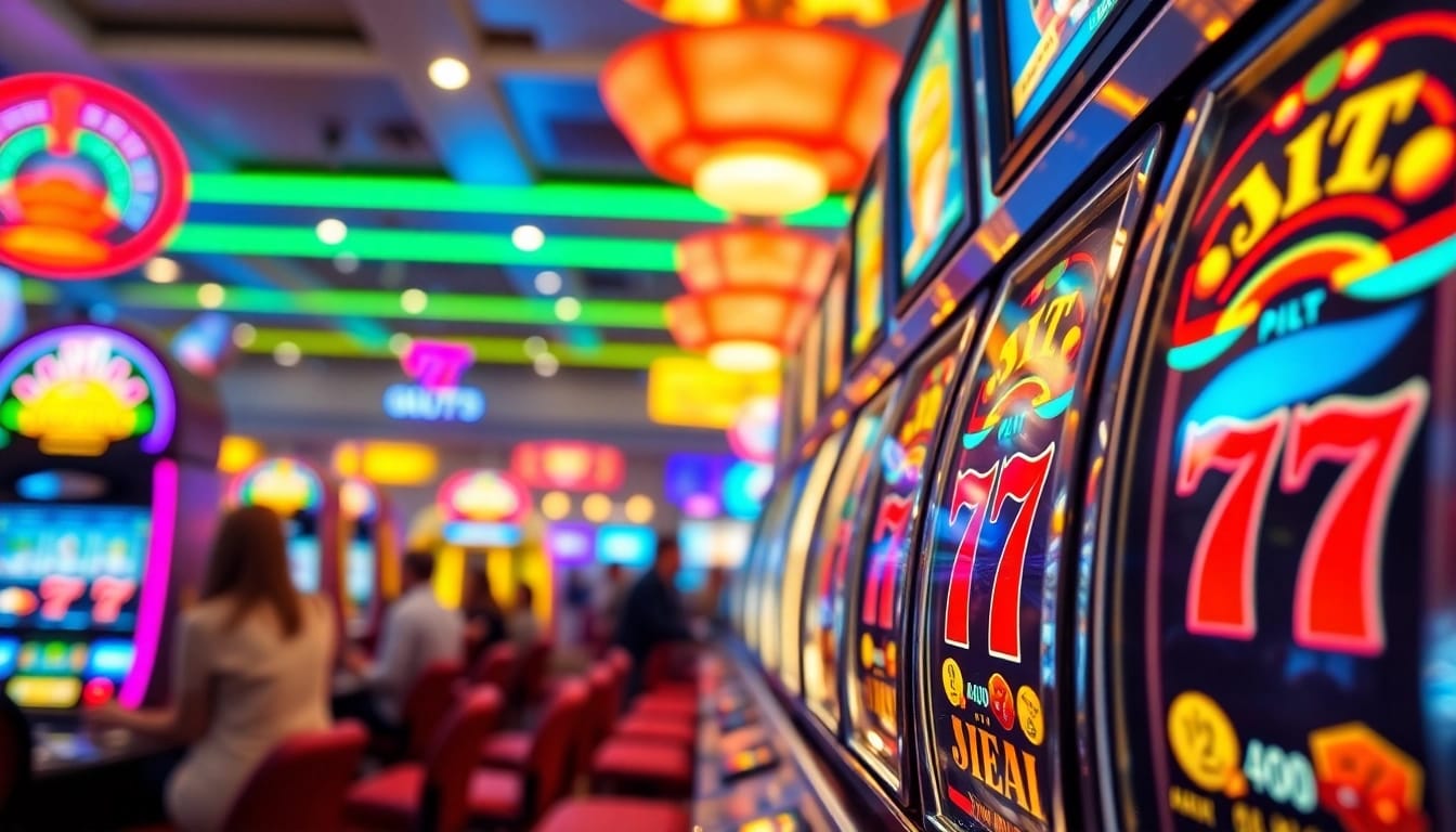 Jadilah pemenang besar di slot 777 dengan mesin slot berwarna cerah yang memikat.