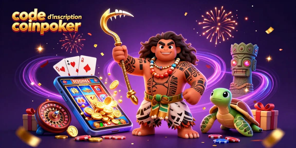 Réclamez votre bonus de bienvenue avec le code d'inscription coinpoker et profitez d'une expérience de jeu crypto immersive.