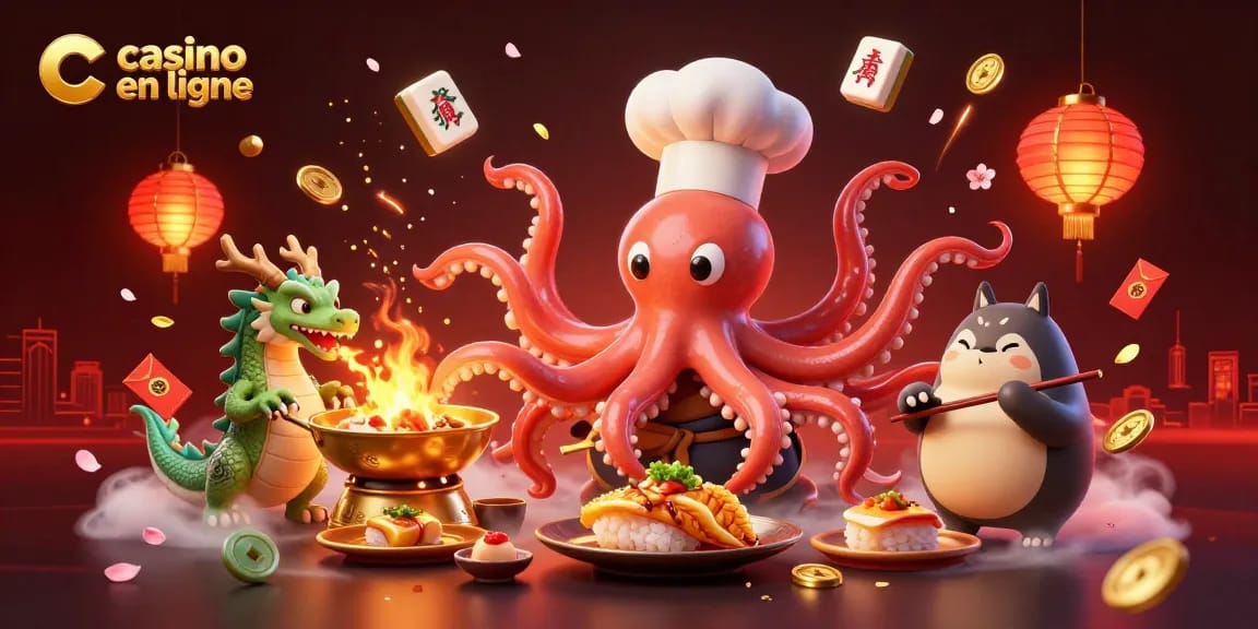 Découvrez les innovations du casino en ligne avec des personnages colorés et festifs dans un environnement dynamique.