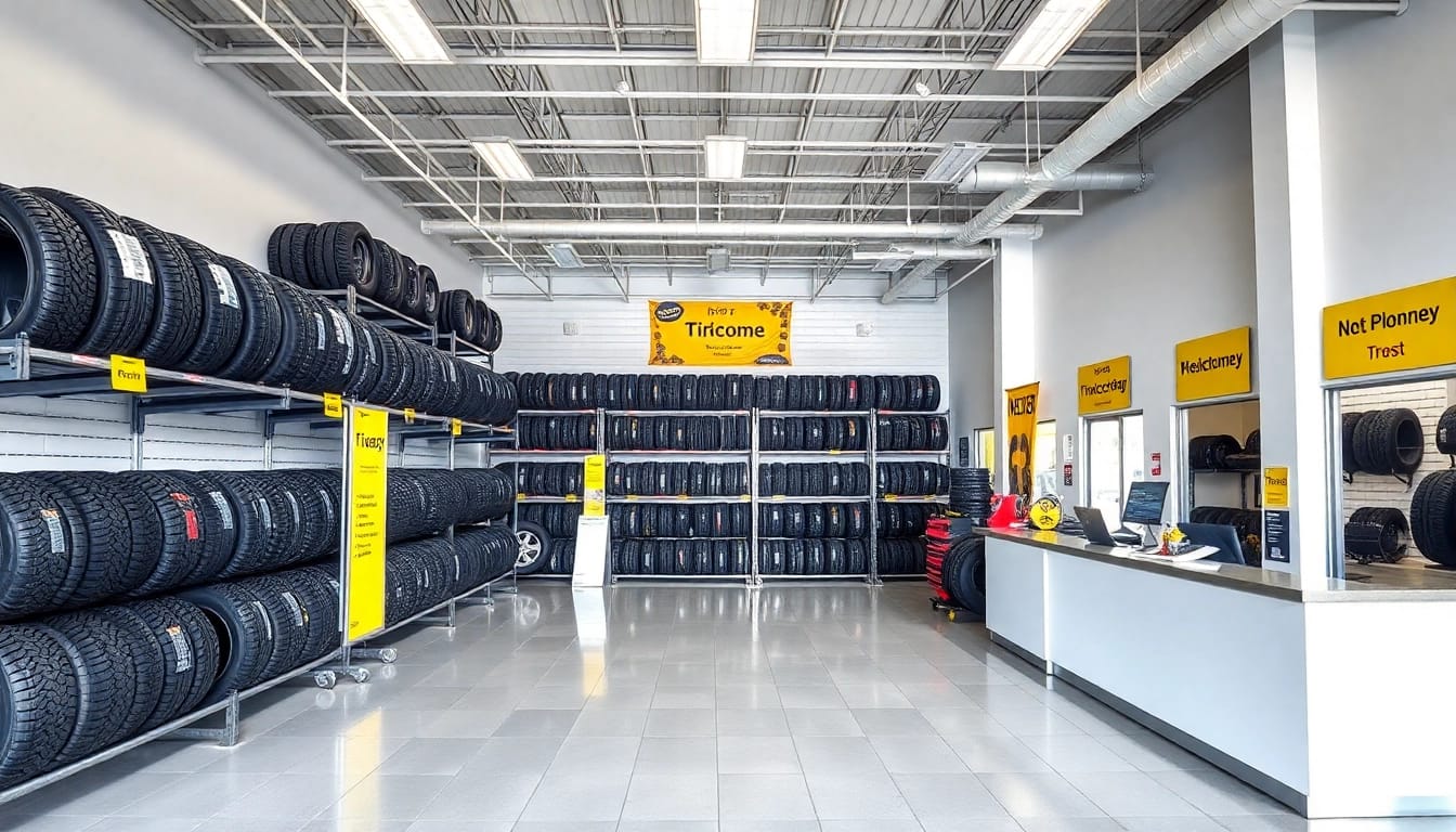 Tire shop Nashville TN displaying quality products and tools in a welcoming environment.