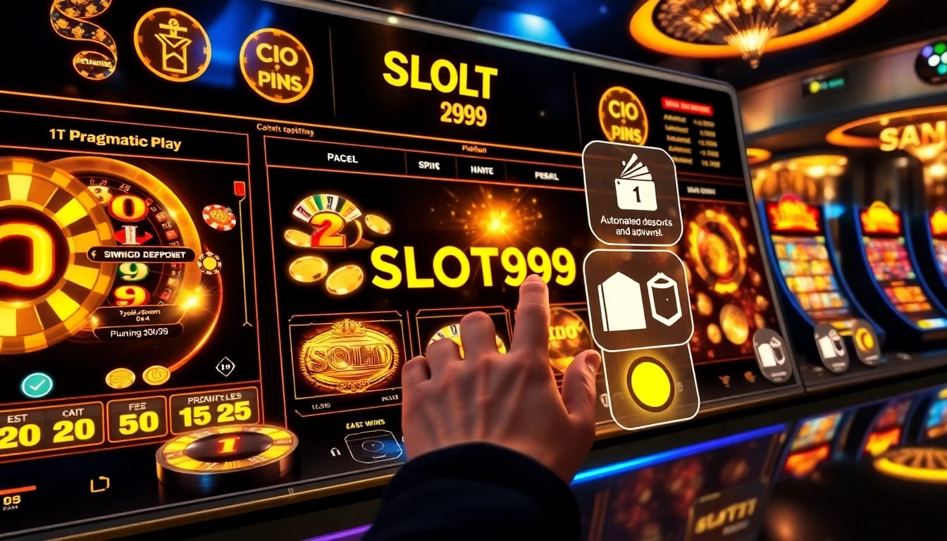 SLOT99 online slot interface showcasing dynamic reels and instant True Wallet deposits