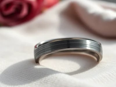 Stylish Gunmetal Wedding Bands for Men: A Modern Choice for Timeless Love