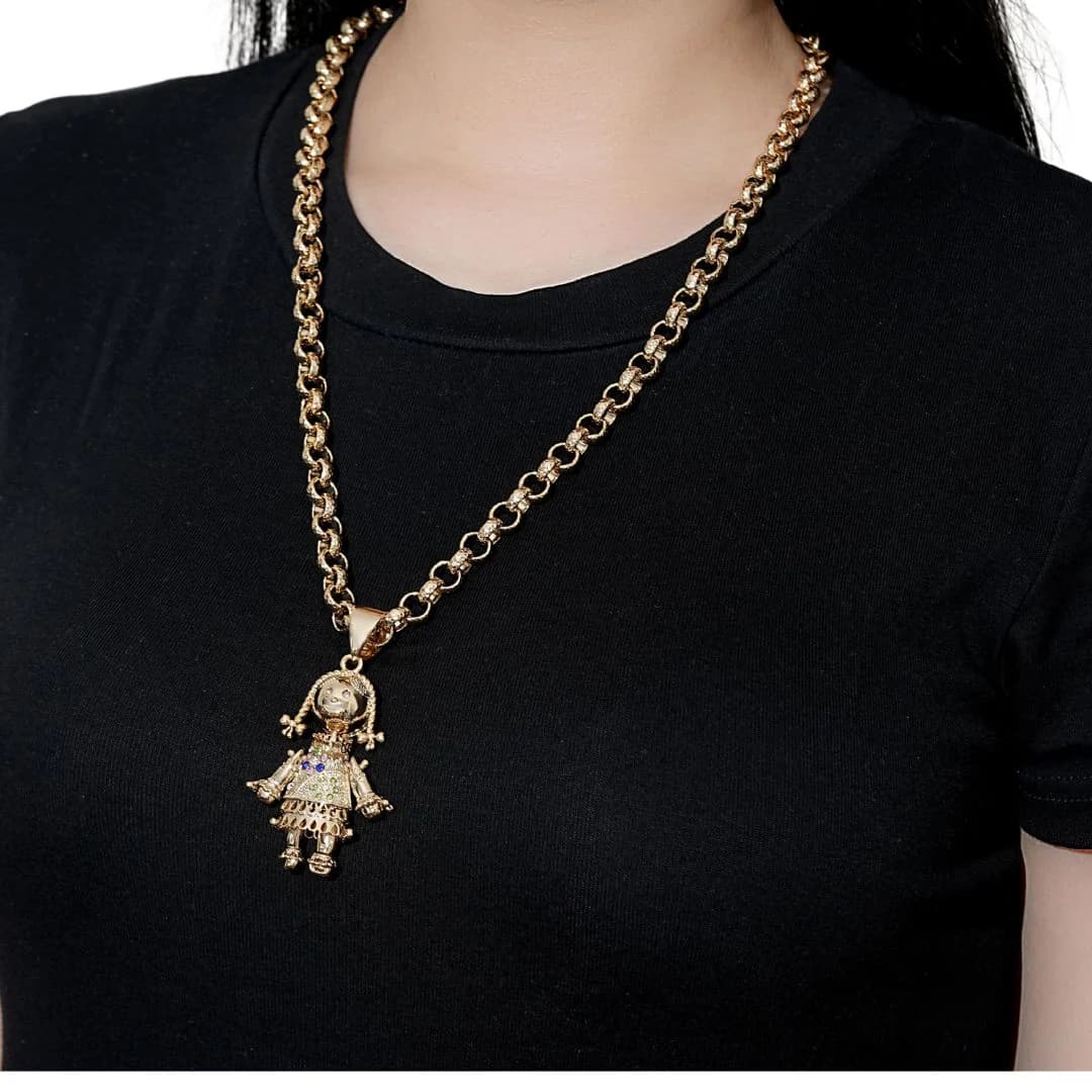 Gold Ragdoll necklace in 9ct & 18ct Gold | UK Online Jeweller