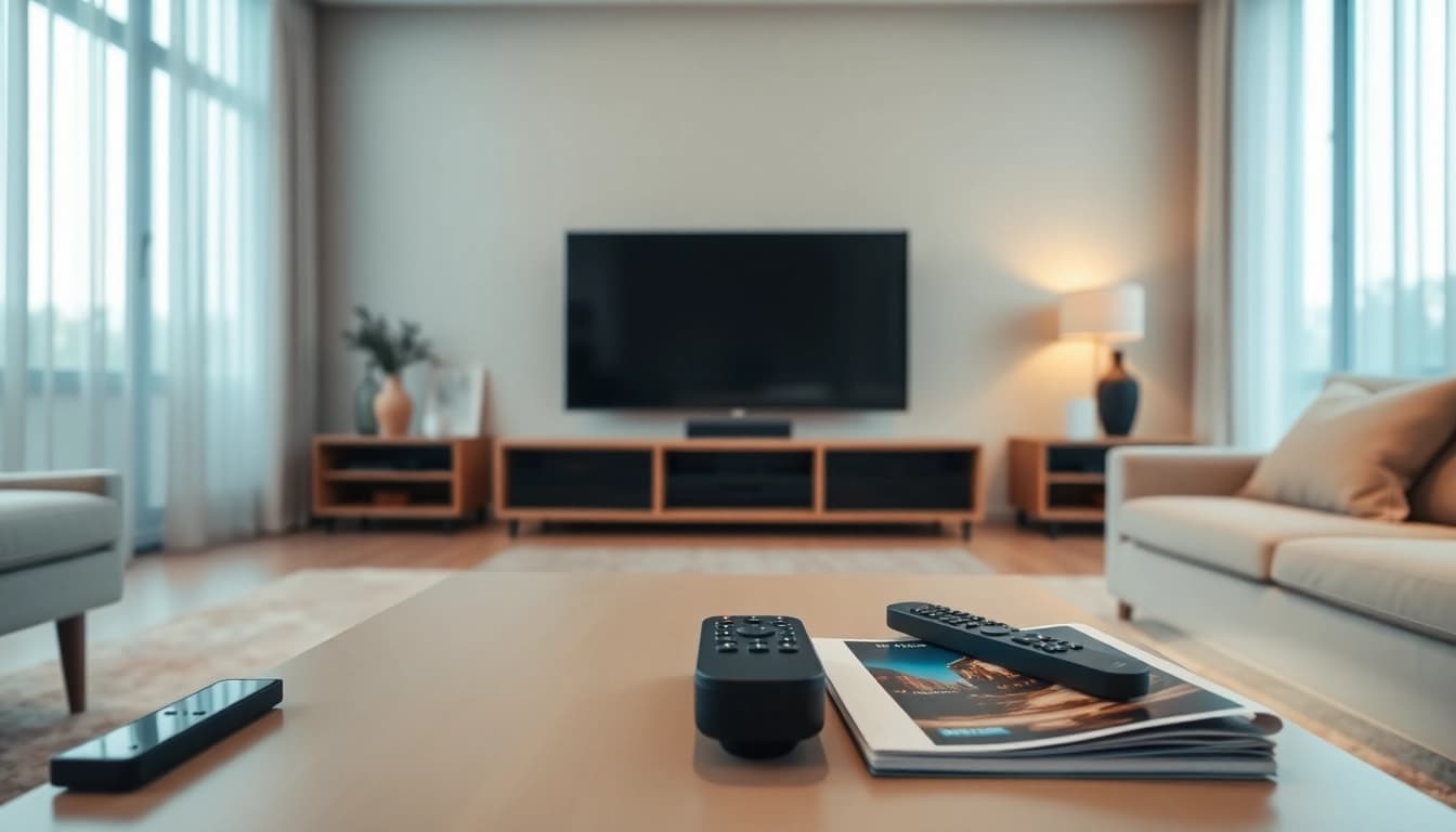 Enhance your viewing experience with the elegant TV88 in a stylish living room.