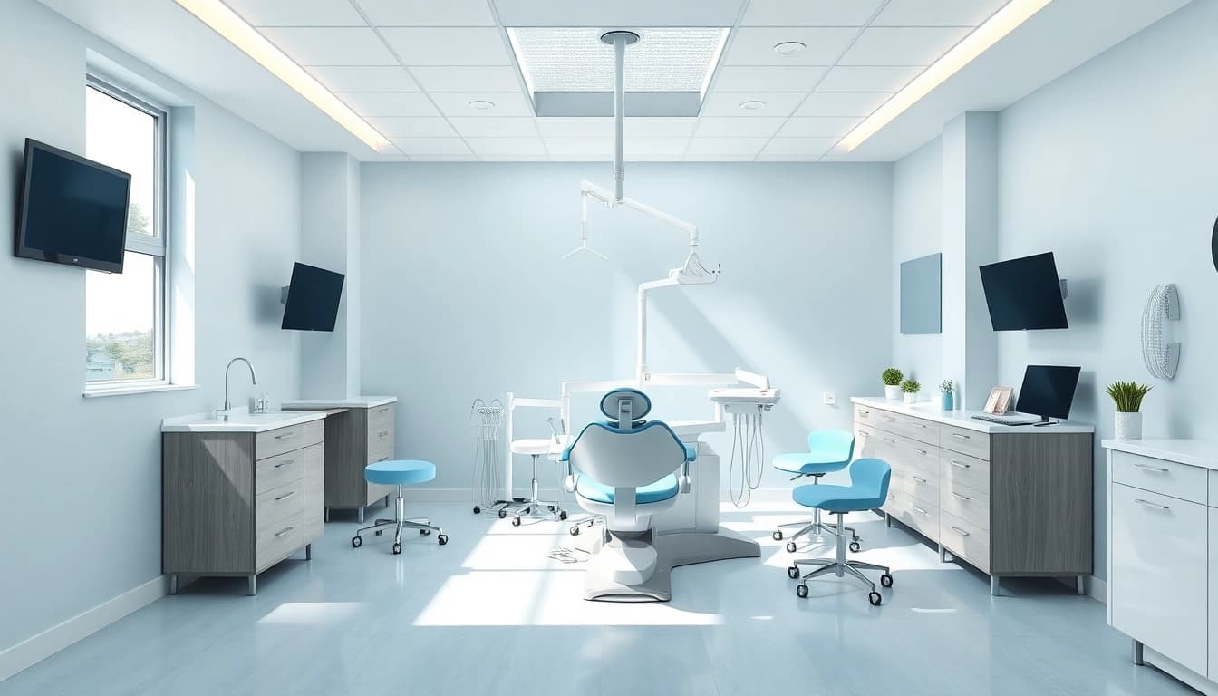 Dentist Frankfort IL dental office interior designed for comfort and care.