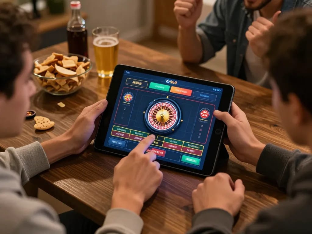 Experience thrilling online gameplay at 8k8 with players placing bets on roulette, enhancing their winning strategies.