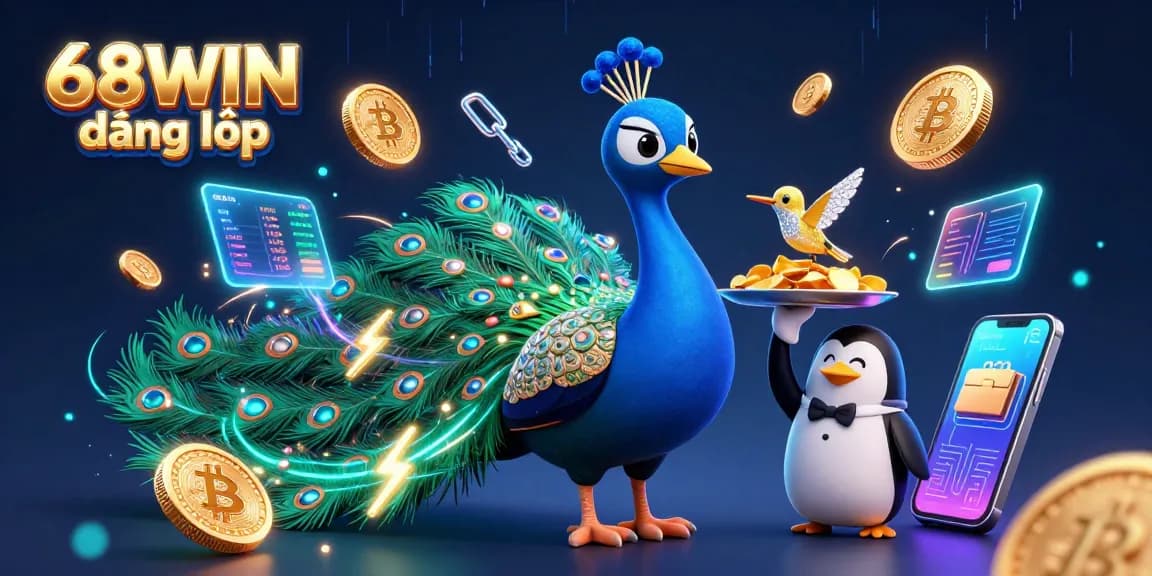Engage with 68WIN đăng nhập for thrilling casino adventures featuring vibrant 3D elements.