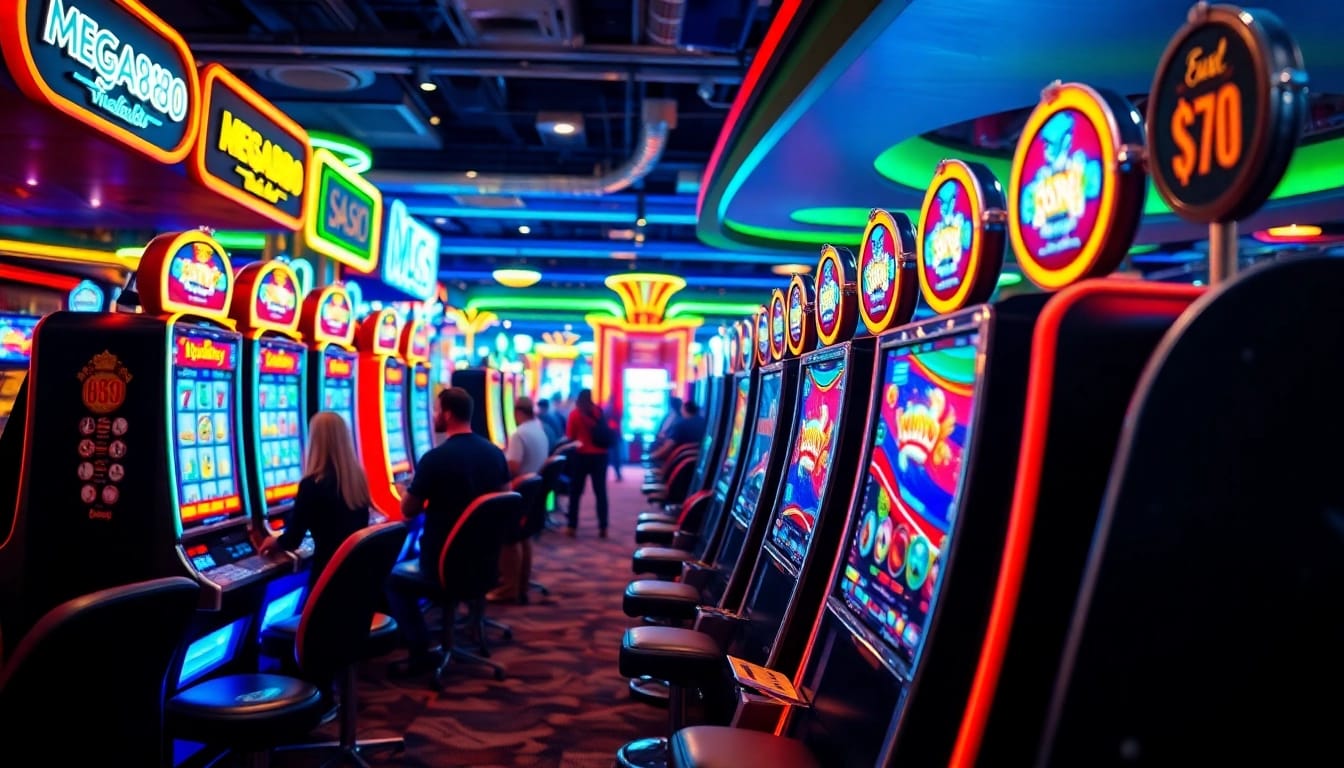 สล็อต mega888slot ในคาสิโนที่เต็มไปด้วยความตื่นเต้นและสีสันสดใส