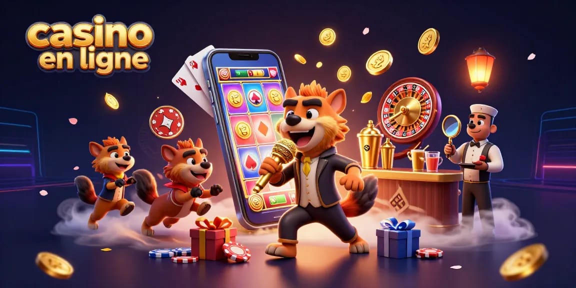 Le pack de hyènes animées présente un club de casino, mettant en avant casino en ligne et amusant avec des jeux de cartes.