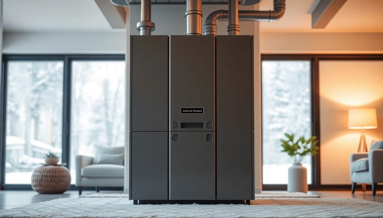 Behold the efficiency of the American Standard furnace Canada, expertly designed for modern homes.