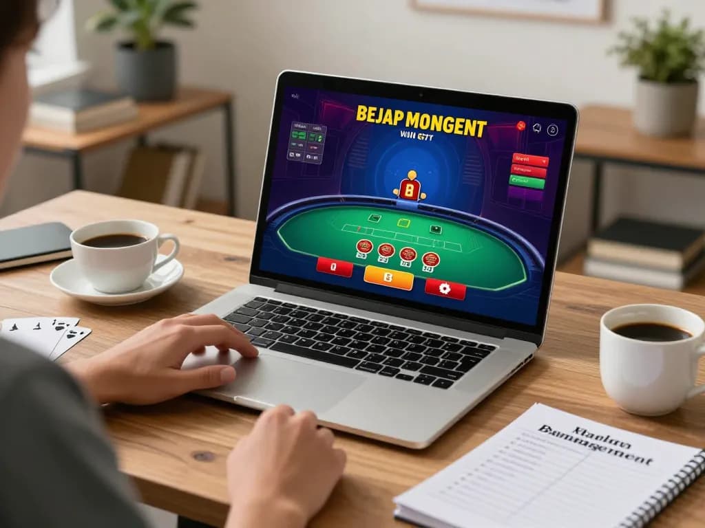 Player engaging in a live dealer blackjack game on hitclub9 while managing their bankroll effectively