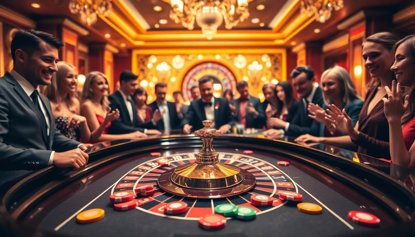 Menangkan jackpot di www.agencetitan.com/en/ dengan suasana kasino yang ceria dan mewah.
