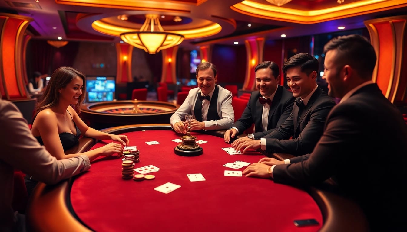 Kuwin.ac offers an exciting poker experience, surrounded by vibrant casino atmosphere and eager players.