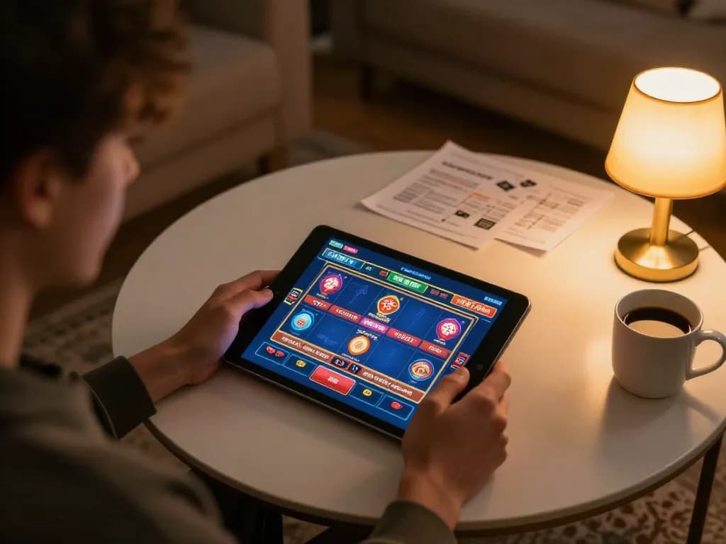 Experience the excitement of casino gaming at trang chủ SC88 with a cozy at-home tablet setup and strategy notes.