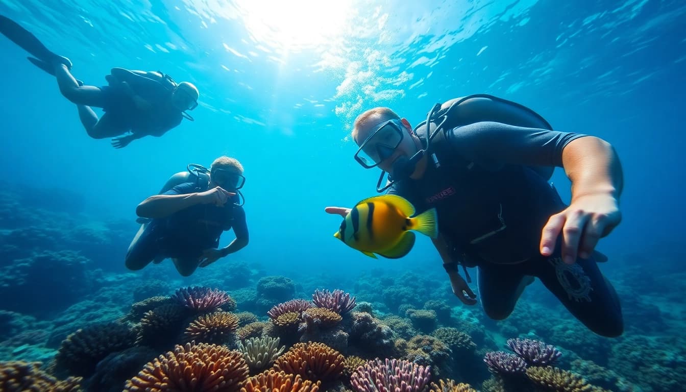 Experience unforgettable diving adventures at https://marvinscubaexpeditions.com in the Belize coral reefs.