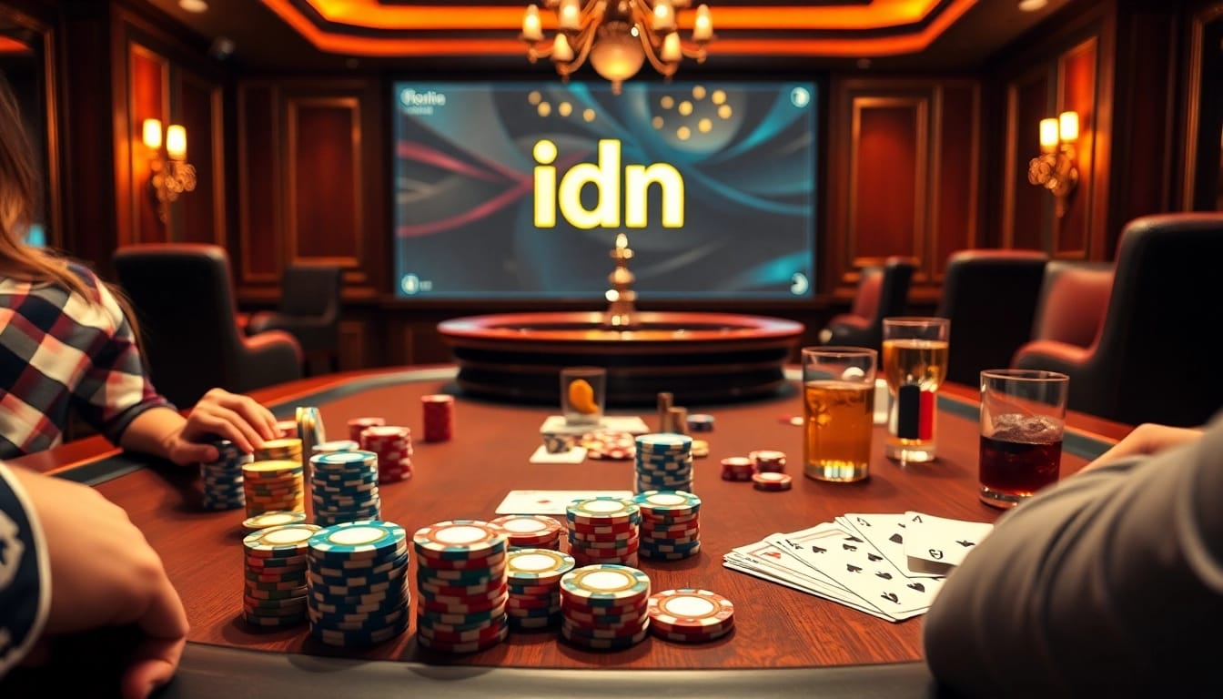 Bergabunglah dalam aksi dengan idn poker di lingkungan kasino online yang semarak.