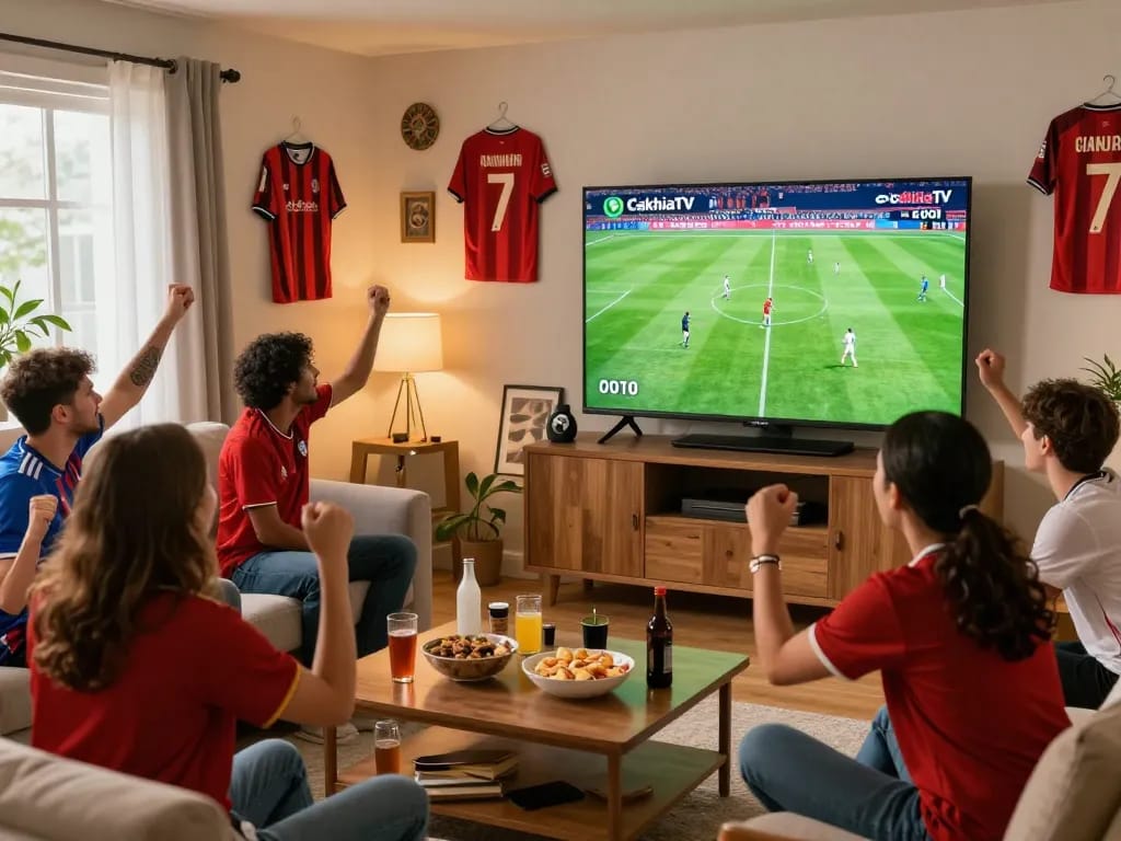 Cakhiatv live football broadcast bringing fans together in a cozy environment.