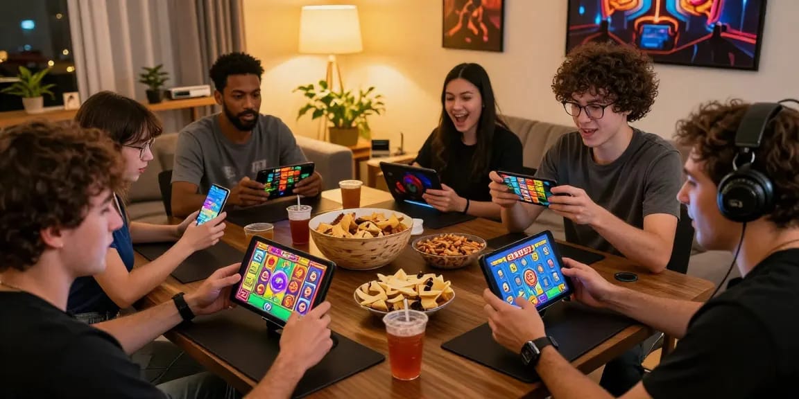 Players enjoying ZEUS222 online slots in a cozy gaming atmosphere.