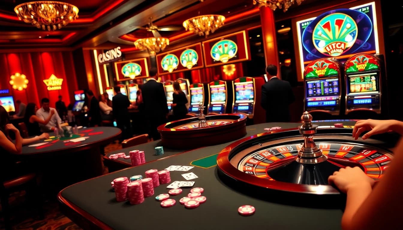 Découvrez l'excitation du casino en ligne avec des tables de poker vibrantes et des machines à sous dynamiques.