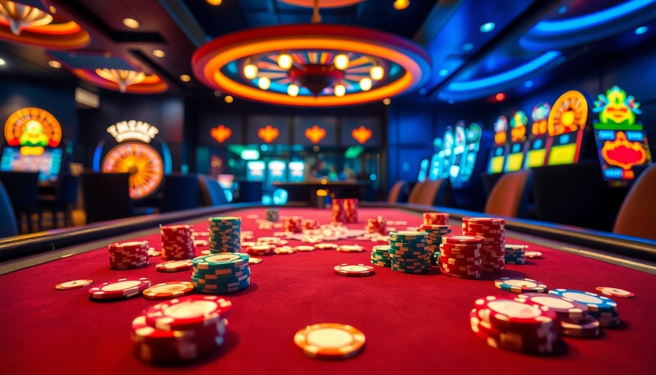 Experience thrilling poker action at https://8kbest.net/ with vibrant colors and luxury.