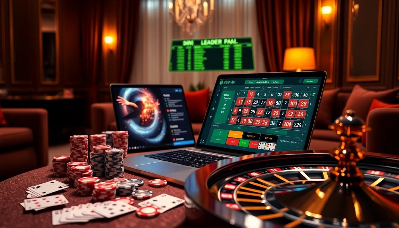 Casino players enjoying strategic games on the 399W online platform.