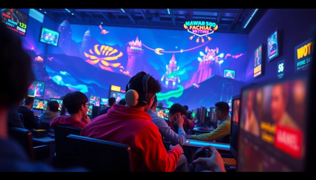Menangkan tantangan dalam mawar500 game yang penuh warna dan karakter menarik.