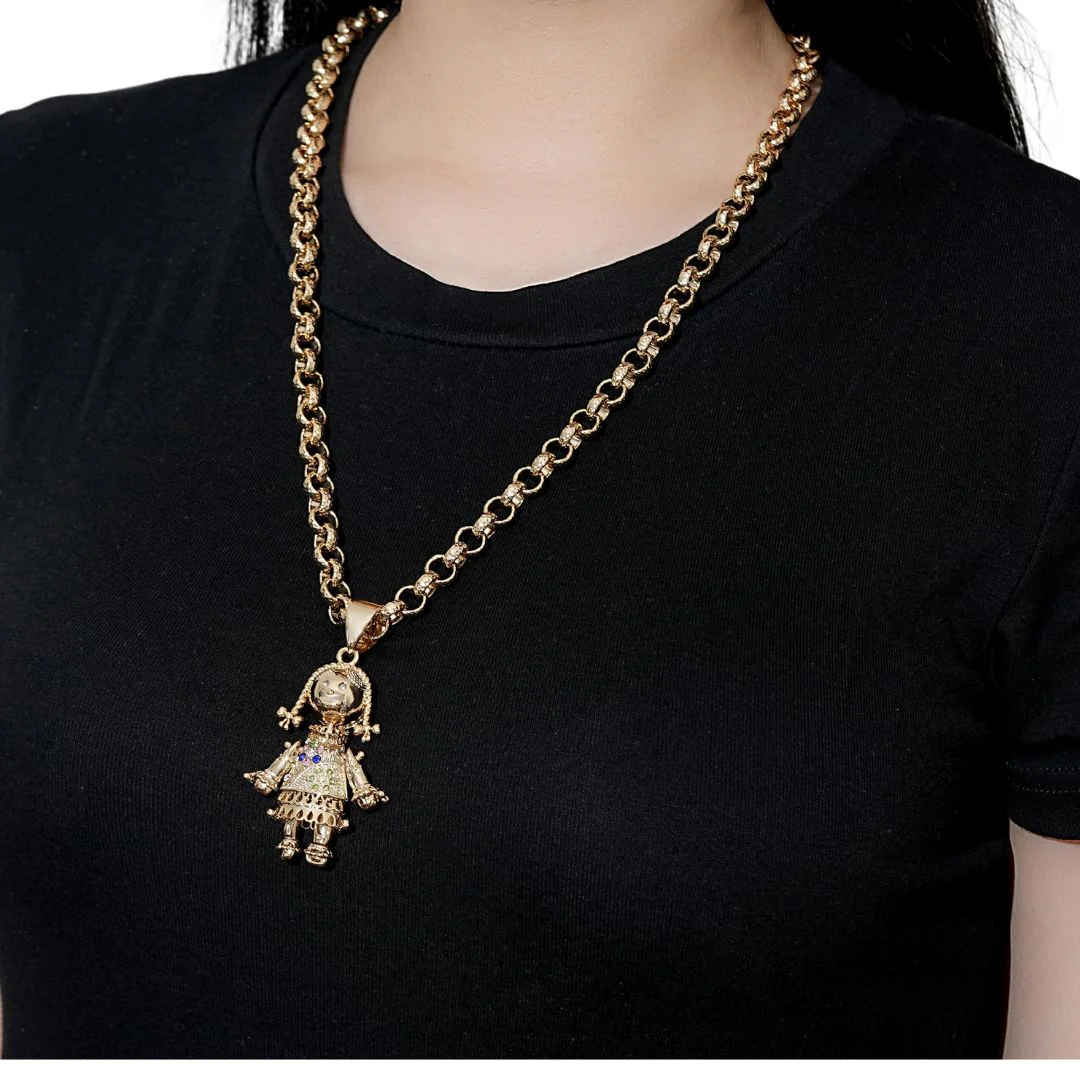Gold Ragdoll necklace in 9ct &amp; 18ct Gold | UK Online Jeweller